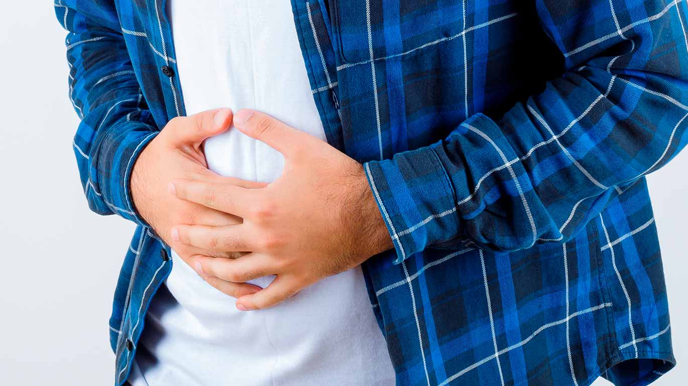 hinchazón crónica distensión abdominal